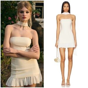 $238 NWT SCF x REVOLVE ALICE DRESS HOUSE of CB FOR LOVE LEMONS SHACK FANCY LPA